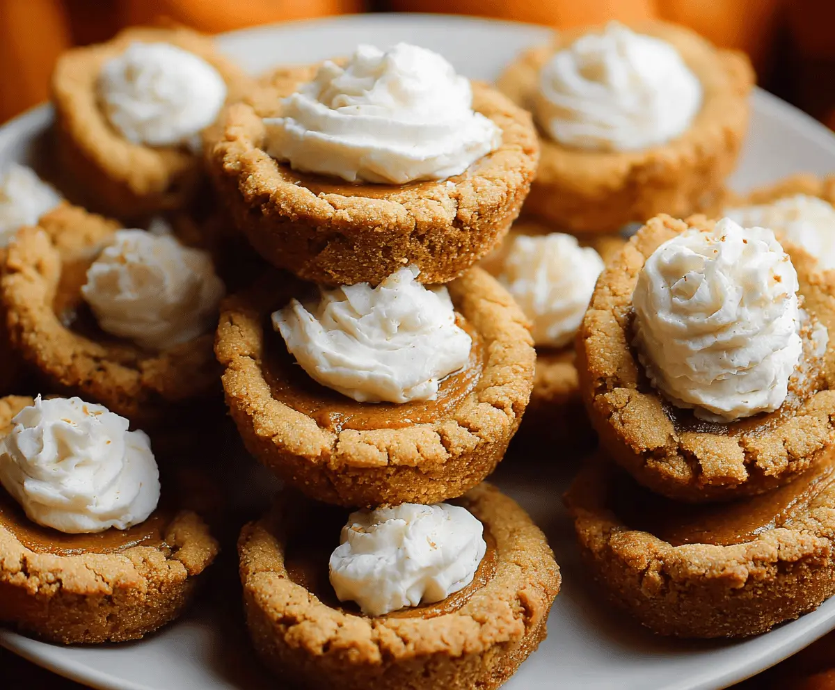 Pumpkin Pie Cookies