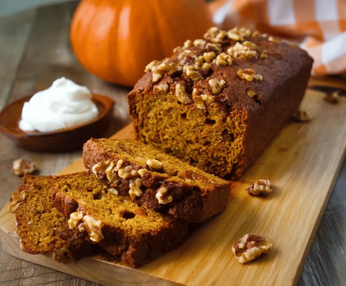 Pumpkin Walnut Bread