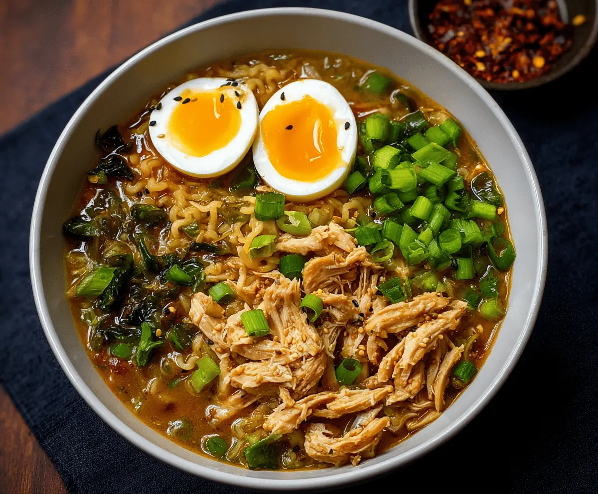 Ramen Chicken Noodle Soup