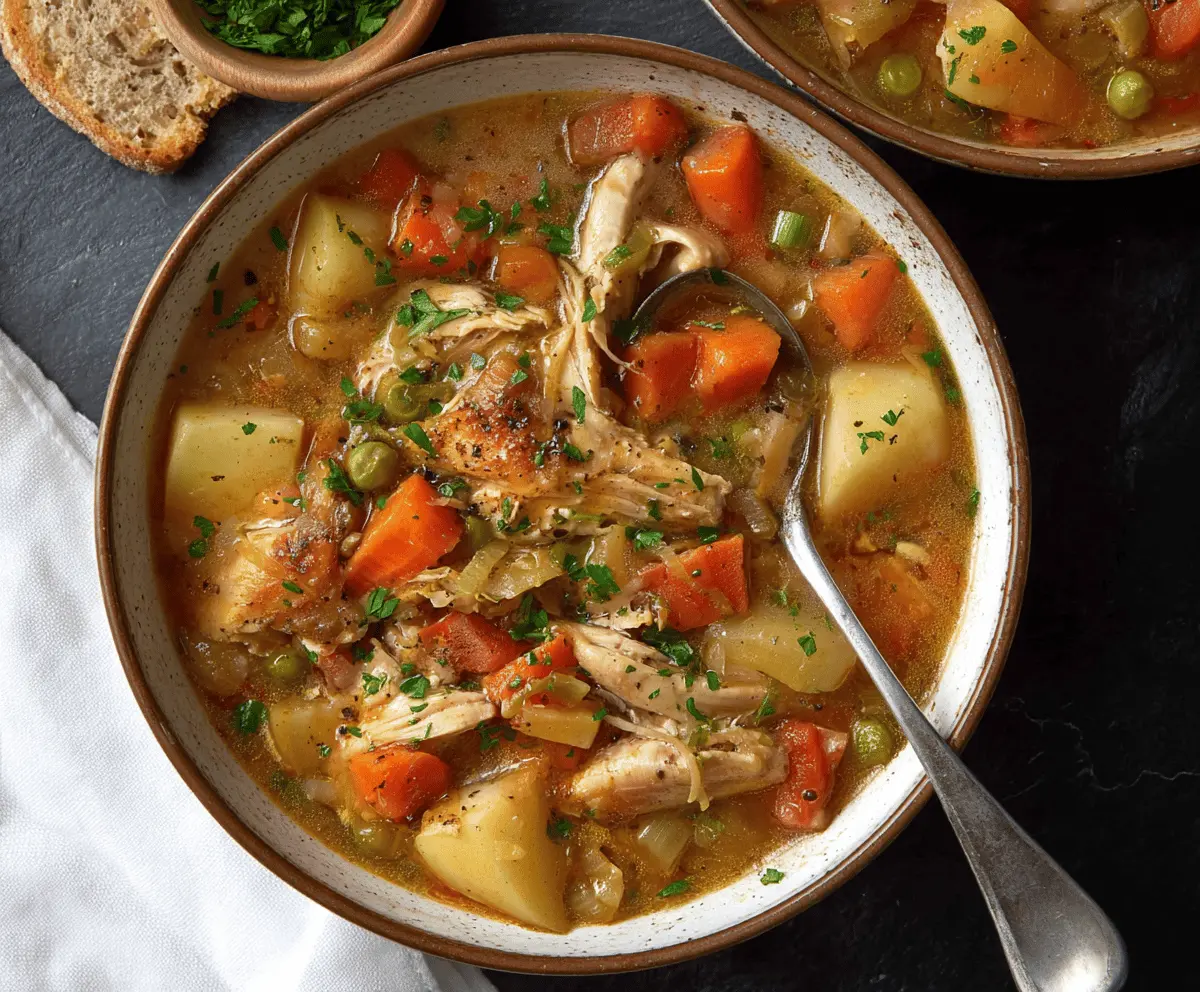 Slow Cooker Chicken Stew Recipe