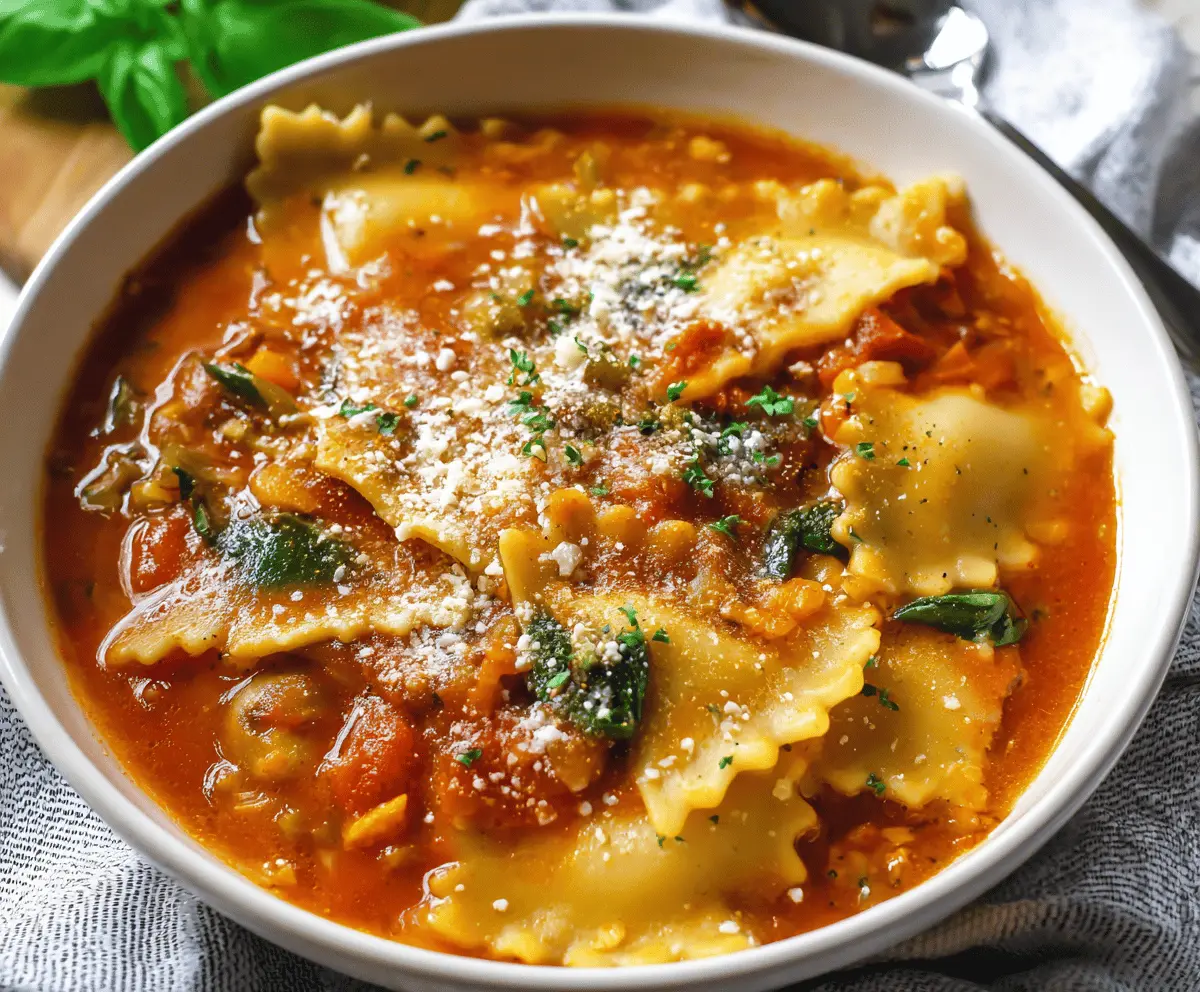 Vegan Lasagna Soup