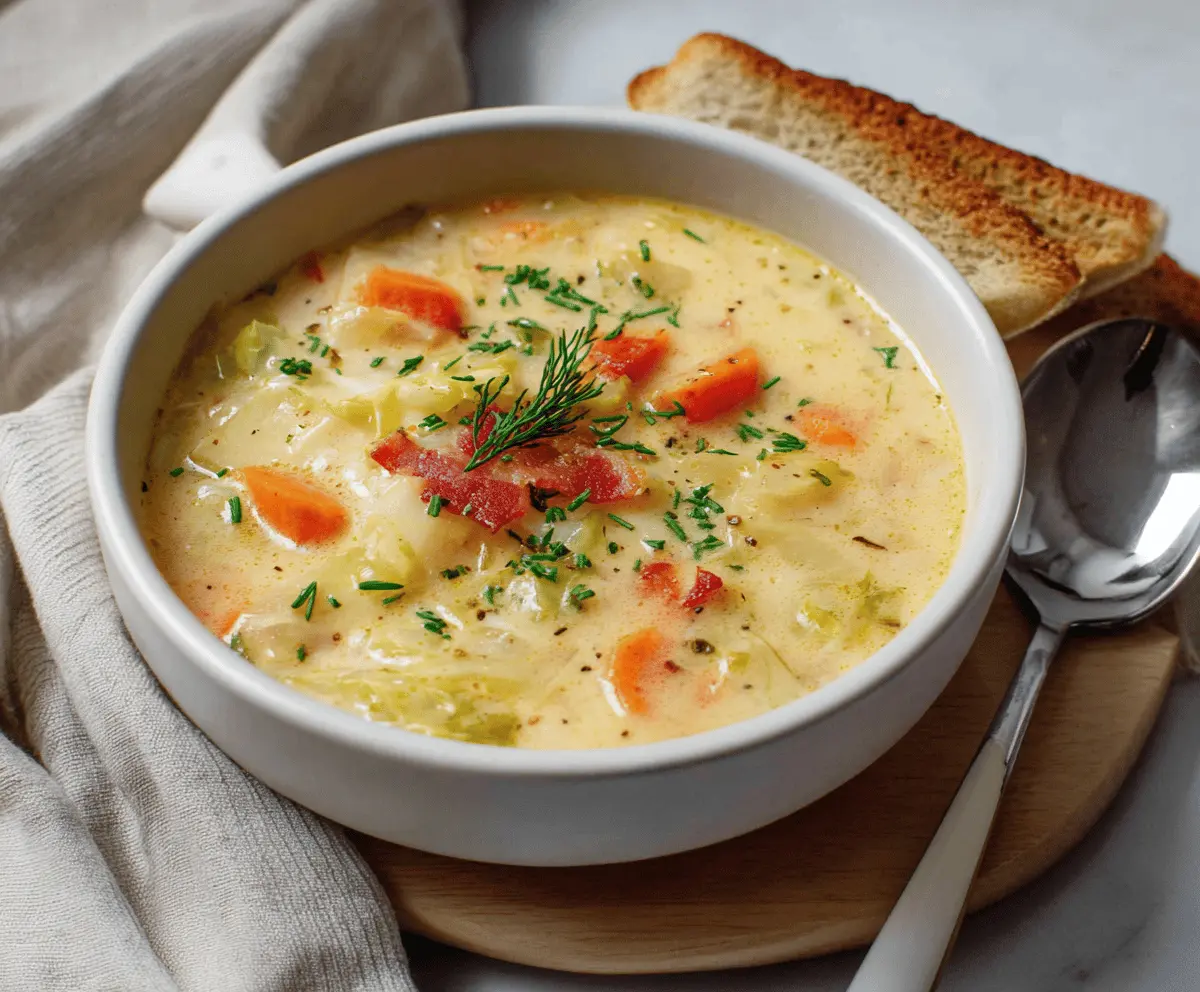 Creamy Cabbage Soup