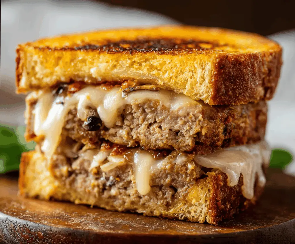 Delicious meatloaf sandwich with fresh lettuce and tomato on toasted bread, served with a side of crispy fries