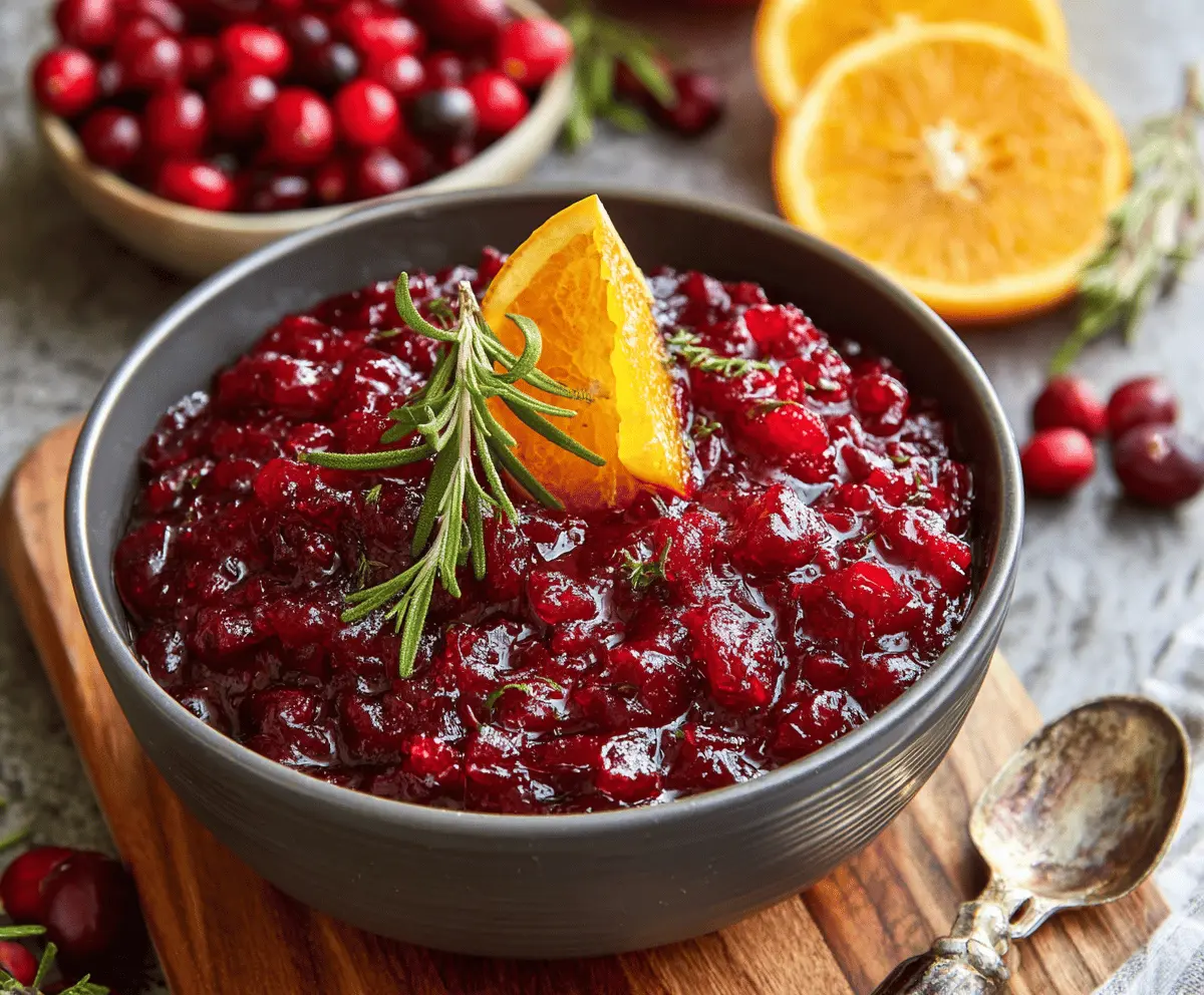 Orange Cranberry Sauce
