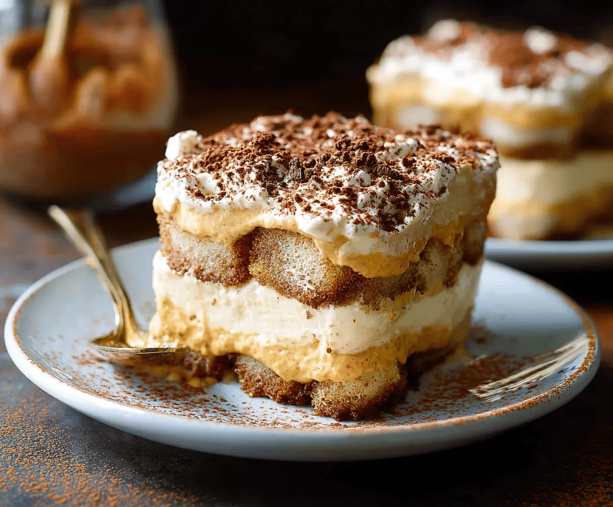 Pumpkin Chai Tiramisu