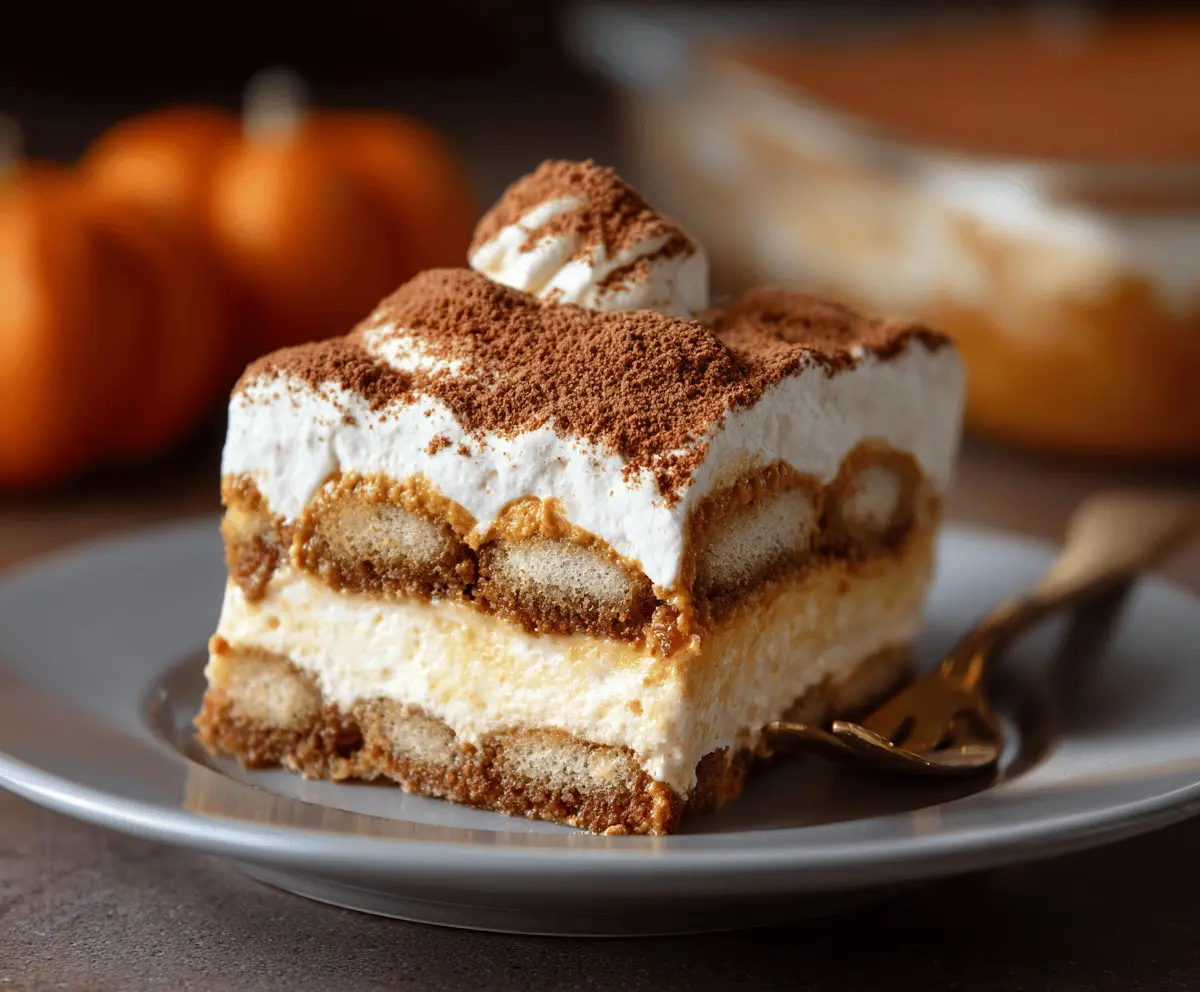 Pumpkin Tiramisu