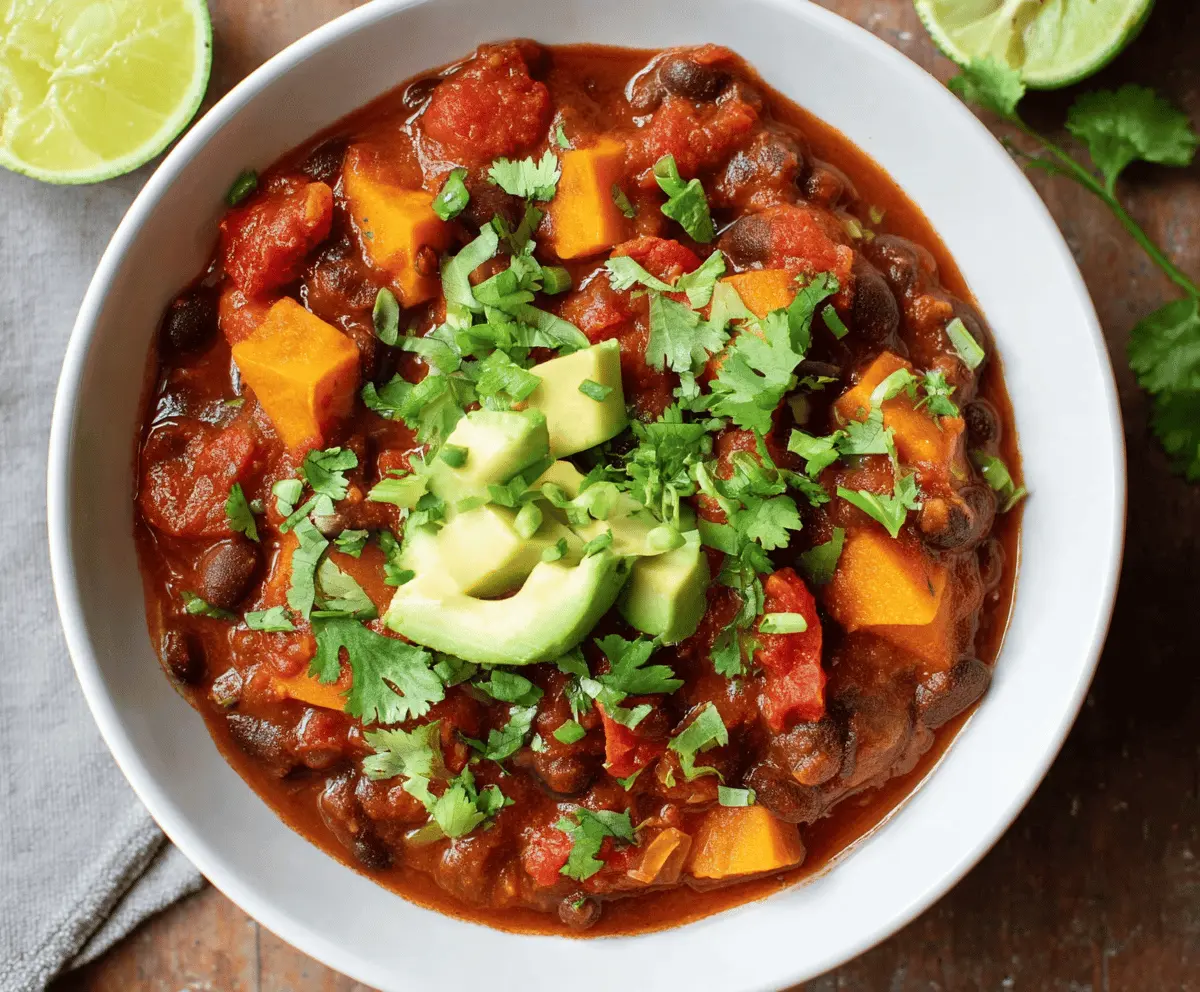 Sweet Potato Chili