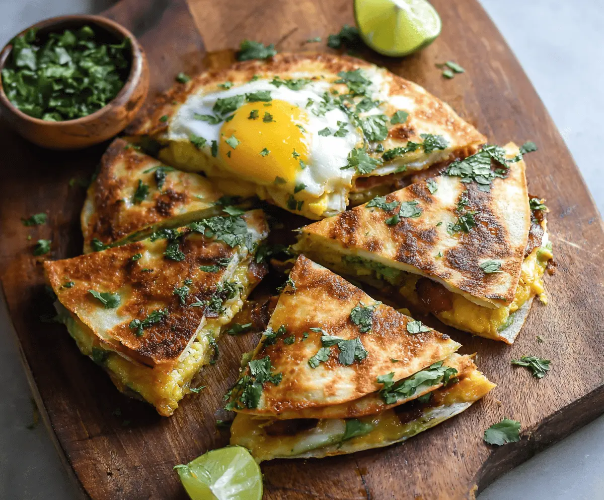 Baked Breakfast Quesadillas