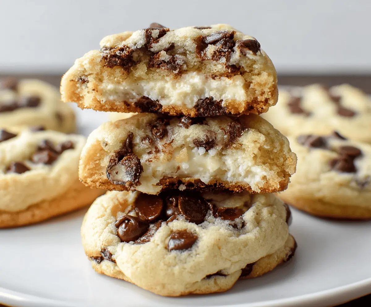 Chocolate Chip Cheesecake Cookies