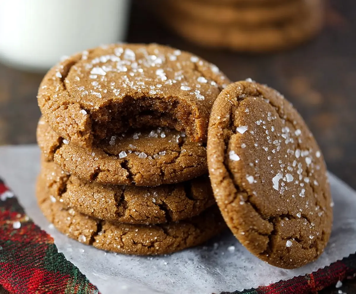 Gingerbread Molasses Cookies