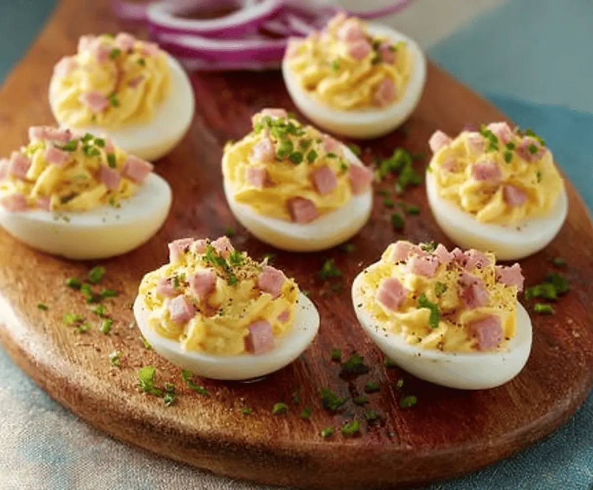Ham Deviled Eggs