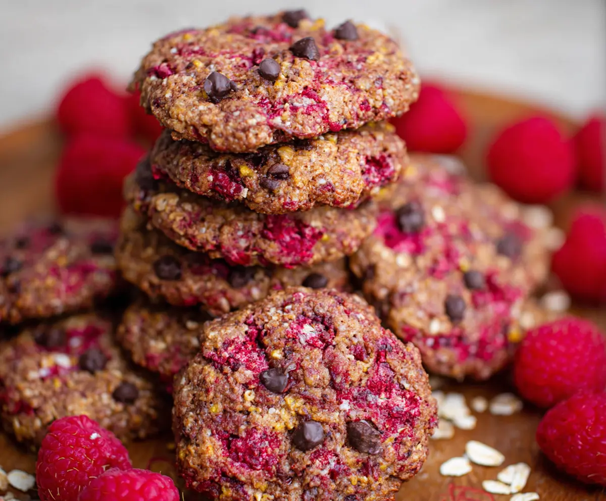 Healthy Raspberry Cookies