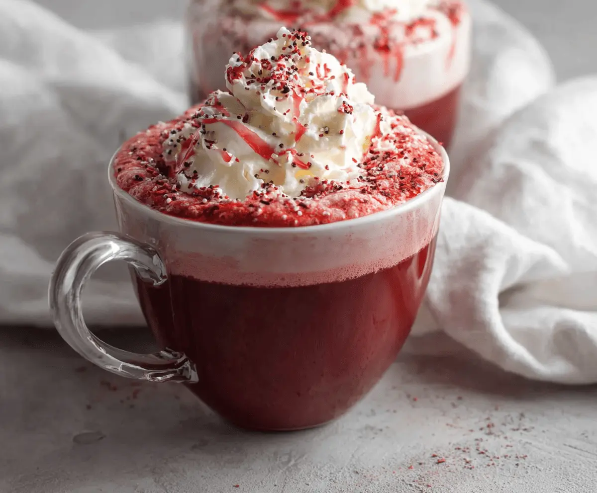 Red Velvet Hot Chocolate