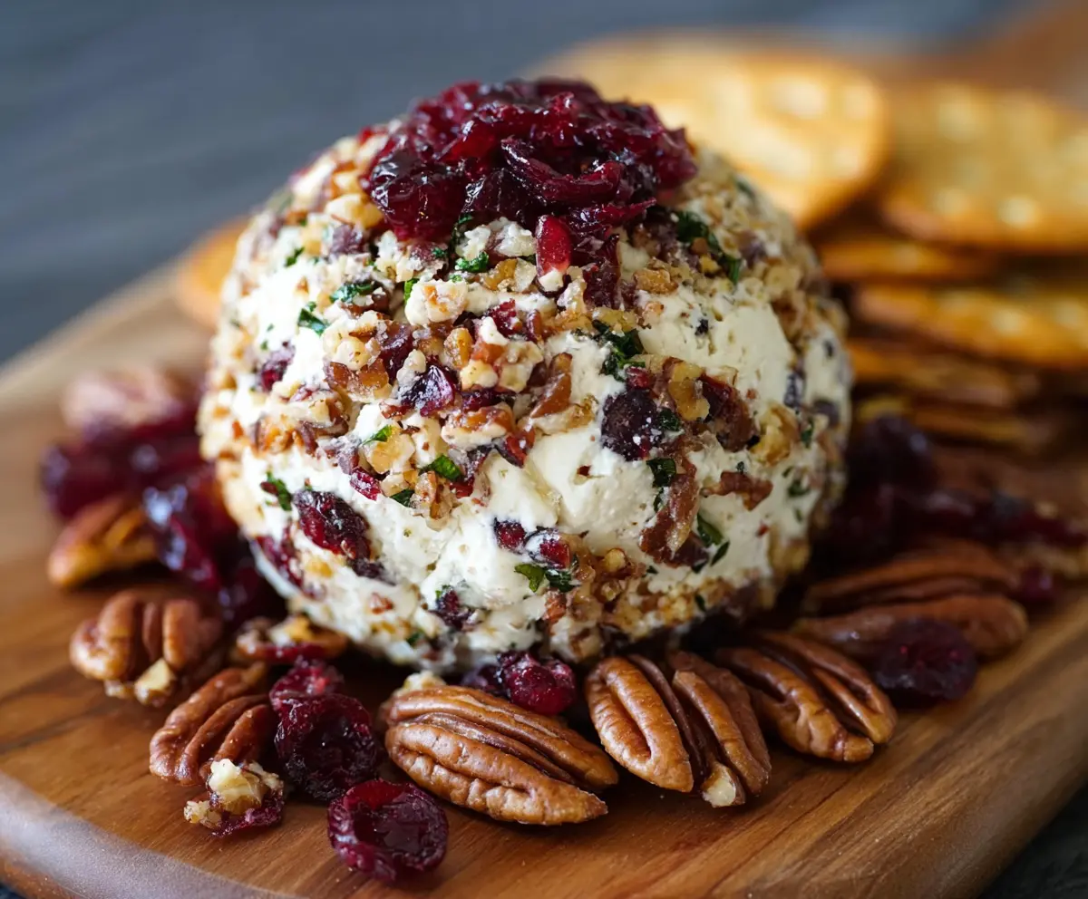 Cranberry Pecan Cheese Ball