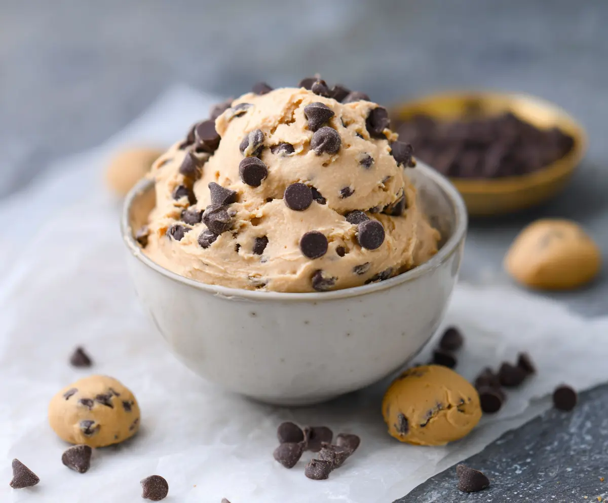 Healthy Greek Yogurt Protein Cookie Dough for a nutritious snack or dessert.