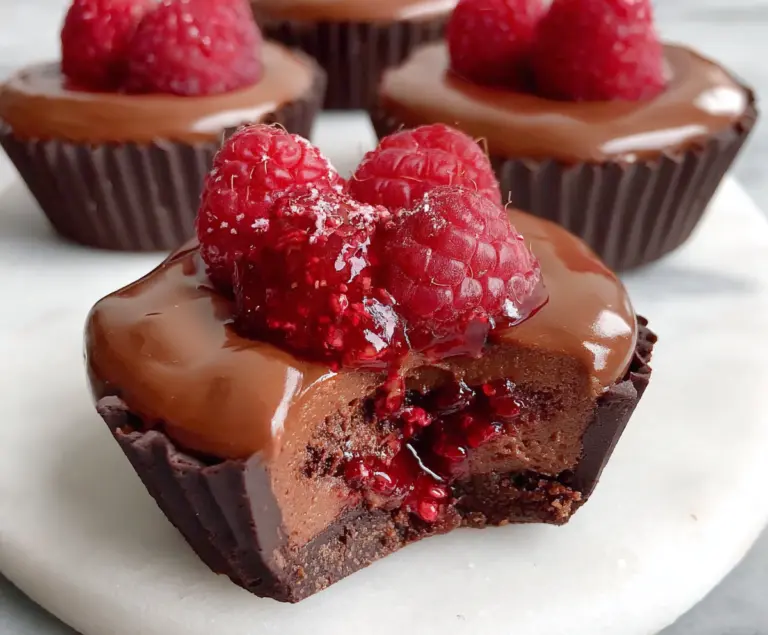 Marry Me Raspberry Chocolate Mousse Cups