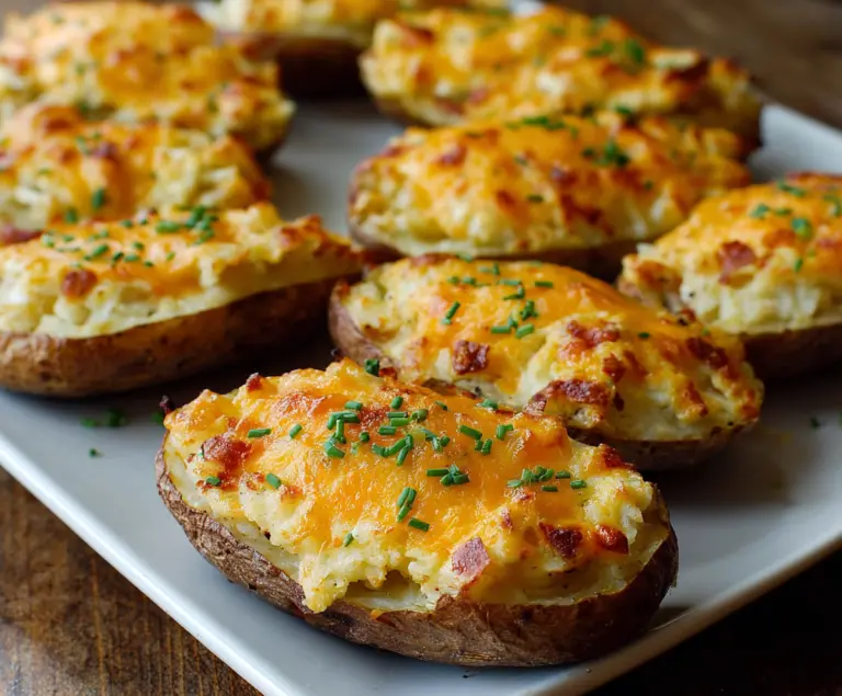 Cheesy Twice Baked Potatoes