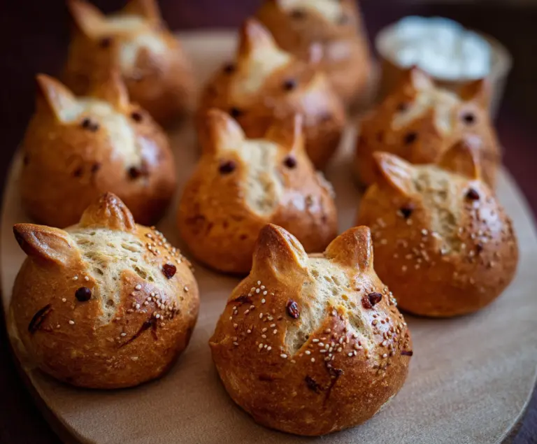 Hot Cross Bunny Rolls