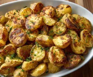Creamy Ranch Potatoes with herbs and crispy edges, perfect for side dishes.