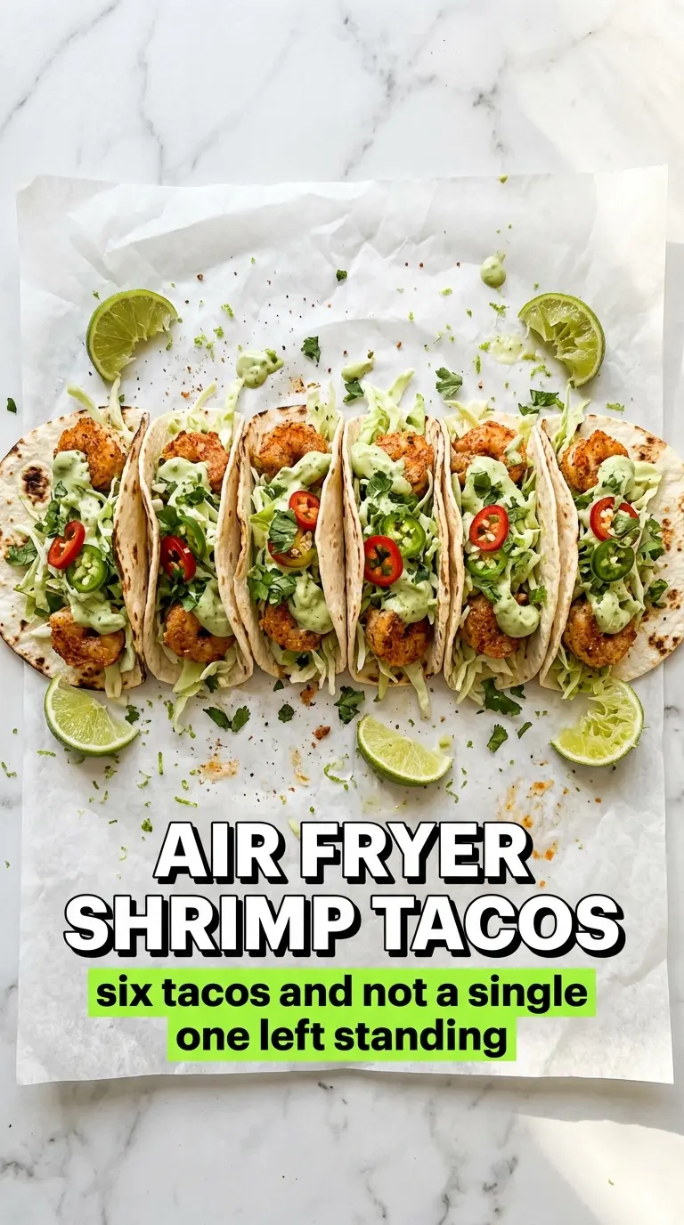 Air Fryer Shrimp Tacos smoky spicy fresh