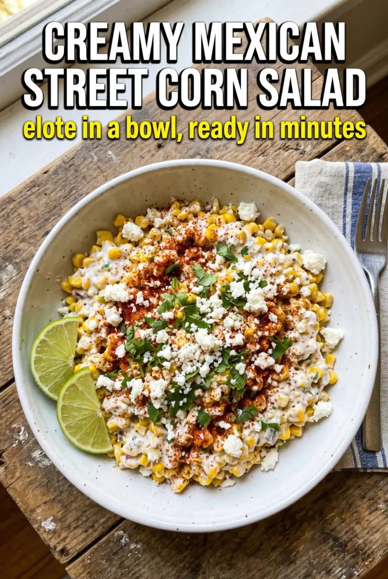 Creamy Mexican Street Corn Salad