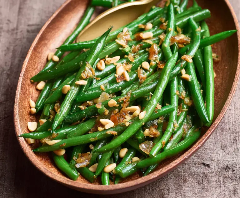 Green Beans With Pine Nuts