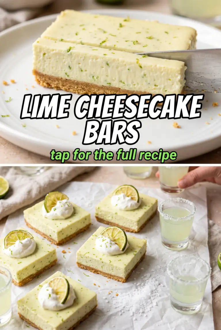 Margarita Cheesecake Bars
