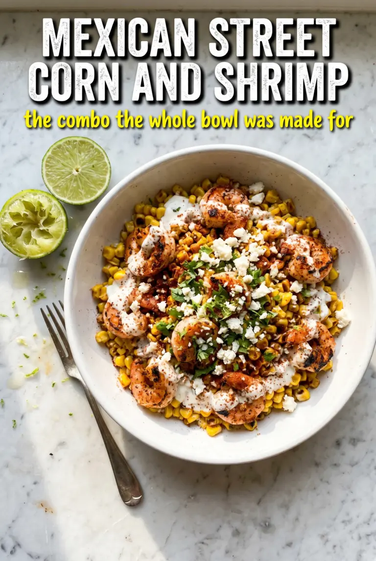 Mexican Street Corn and Shrimp