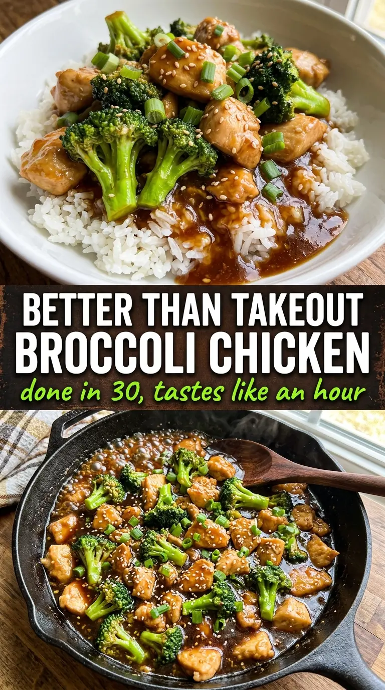 30-Minute Chicken and Broccoli glossy savory