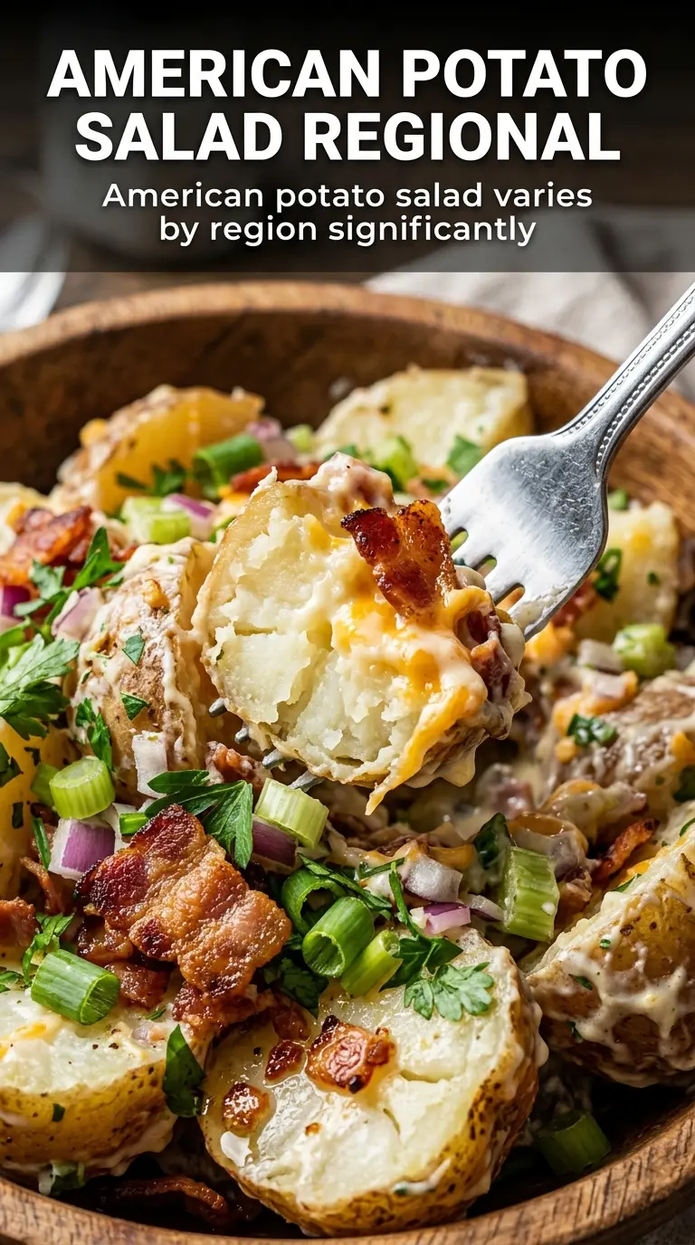 American Russet Potato Salad creamy classic