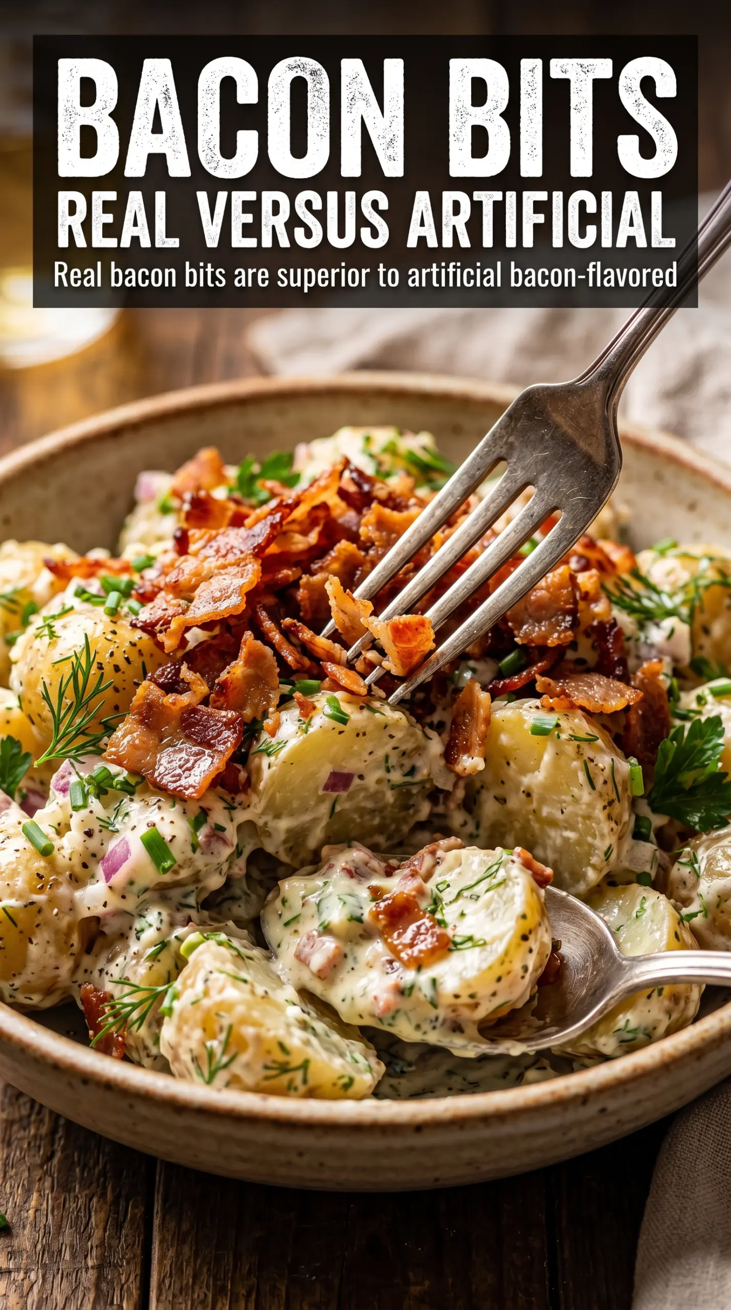 Australian-Style Potato Salad with Bacon creamy tangy bacon