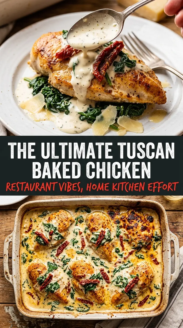 Baked chicken with sauce on a plate