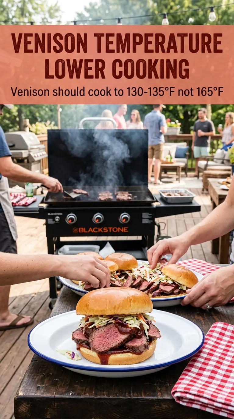 BBQ venison sandwich smoky shredded