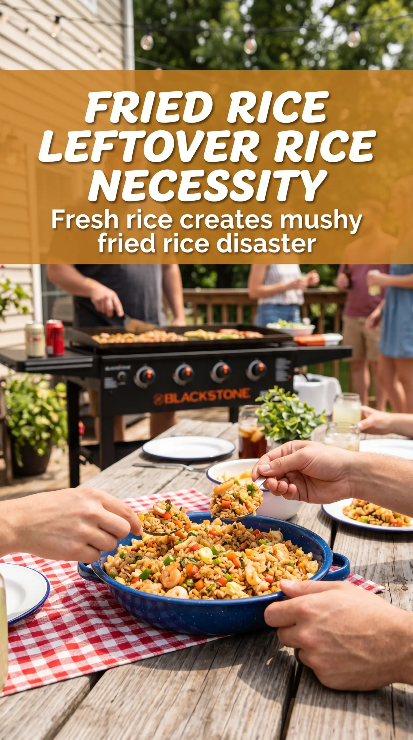 Blackstone fried rice golden savory griddle