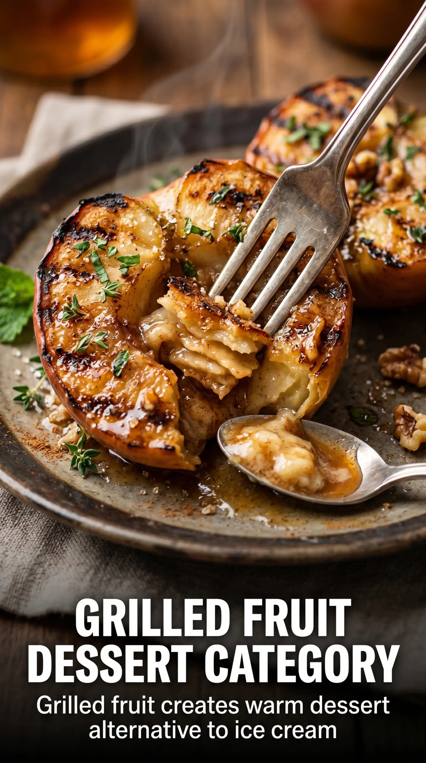 Bloomin' Grilled Apples cinnamon caramelized grilled fruit