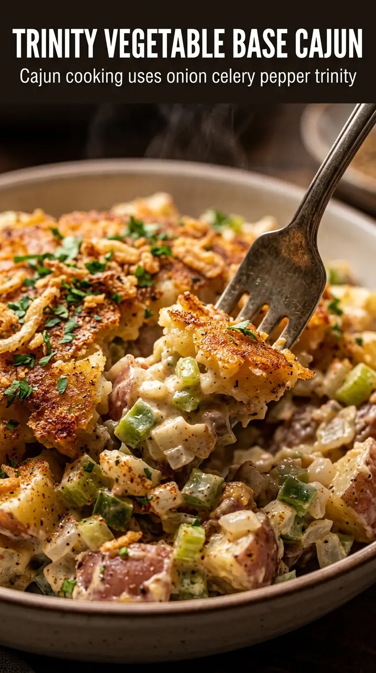 Creole Potato Salad colorful spiced creamy