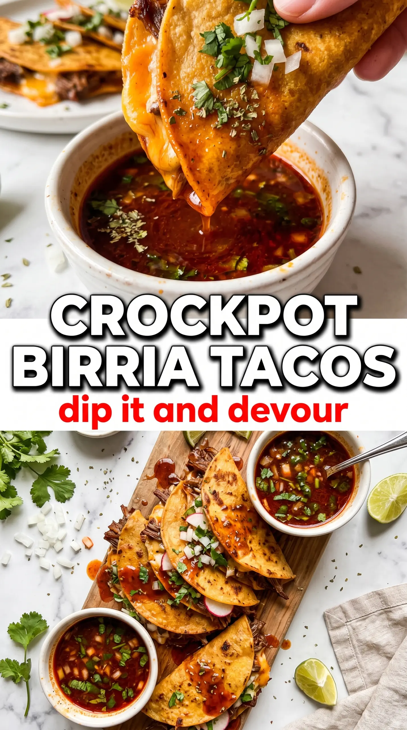 Crockpot Birria tender shredded smoky