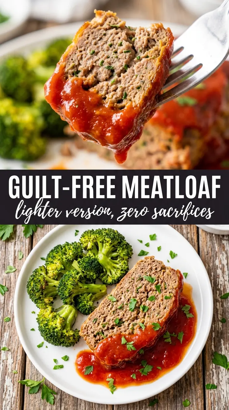 Healthy Meatloaf savory sliced