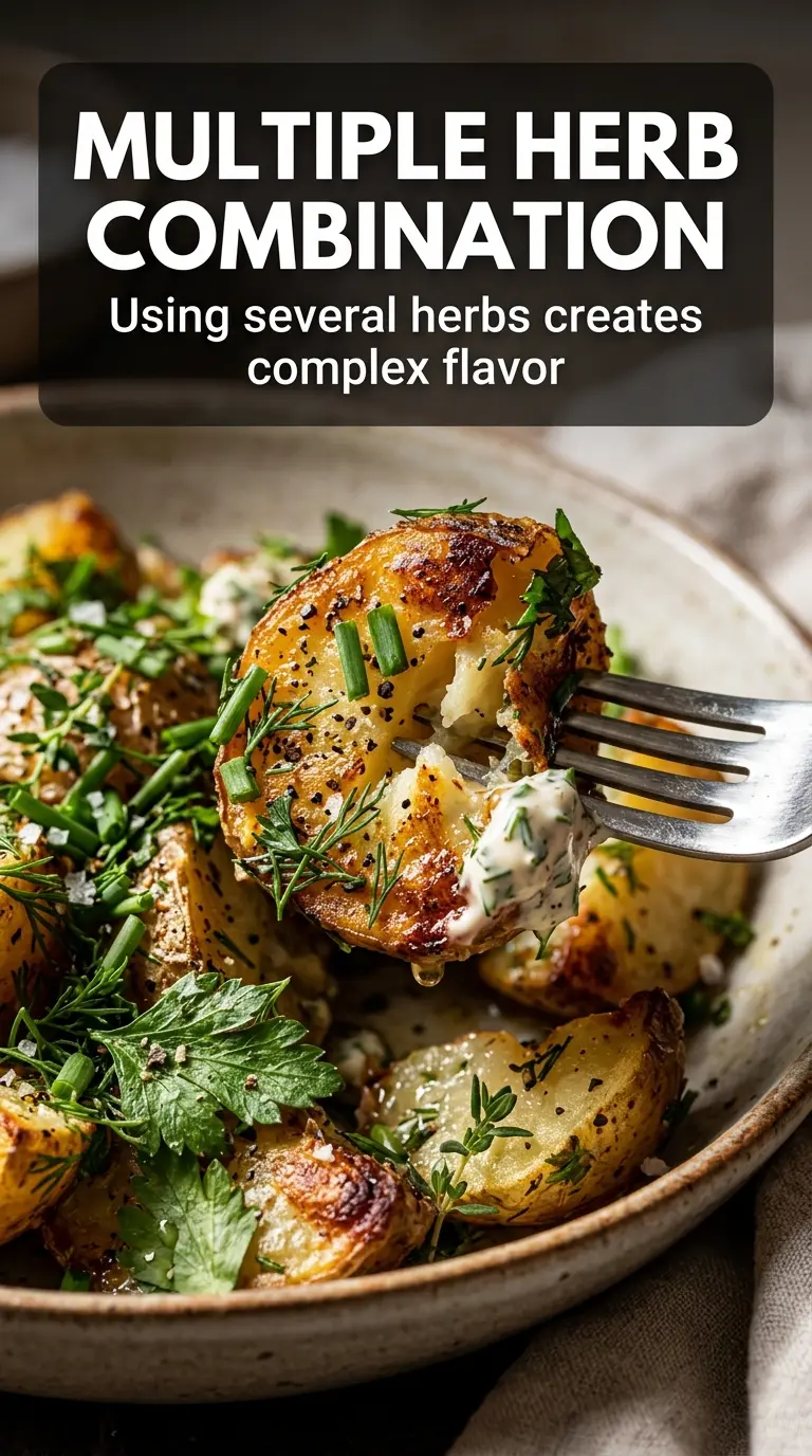 Herbed Potato Salad fresh herbs creamy dressing