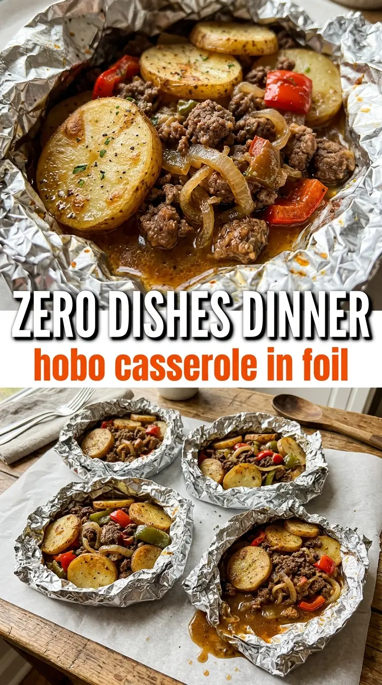 Hobo Casserole cheesy layered comfort bake