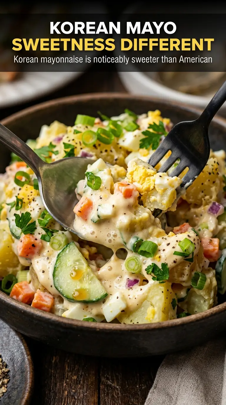 Korean potato salad creamy sweet