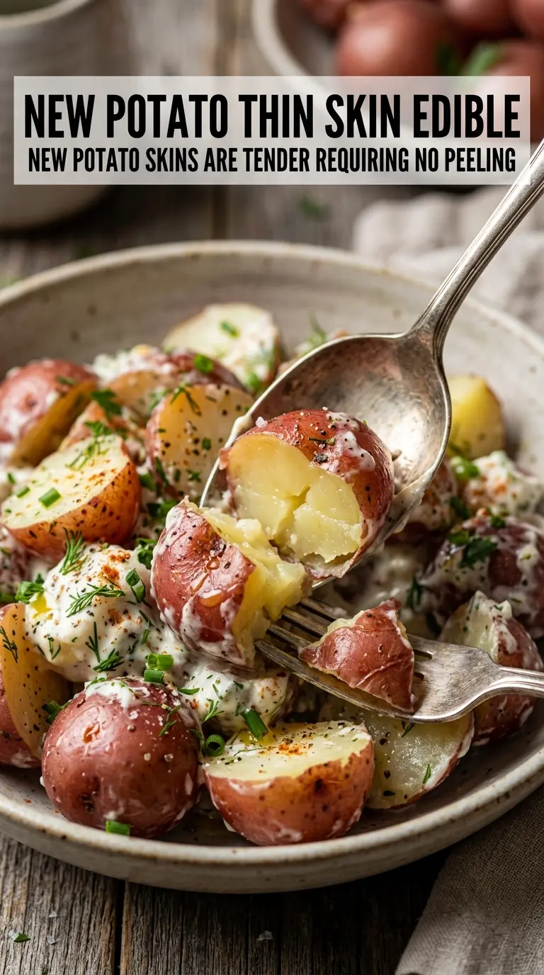 New Red Potato Salad baby red potatoes herb dressing