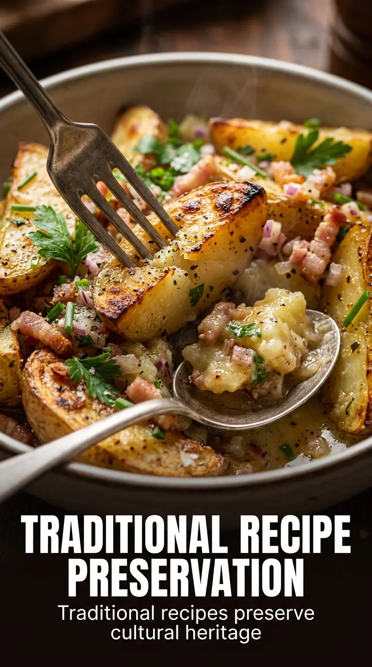 Old-Fashioned German Potato Salad warm tangy bacon