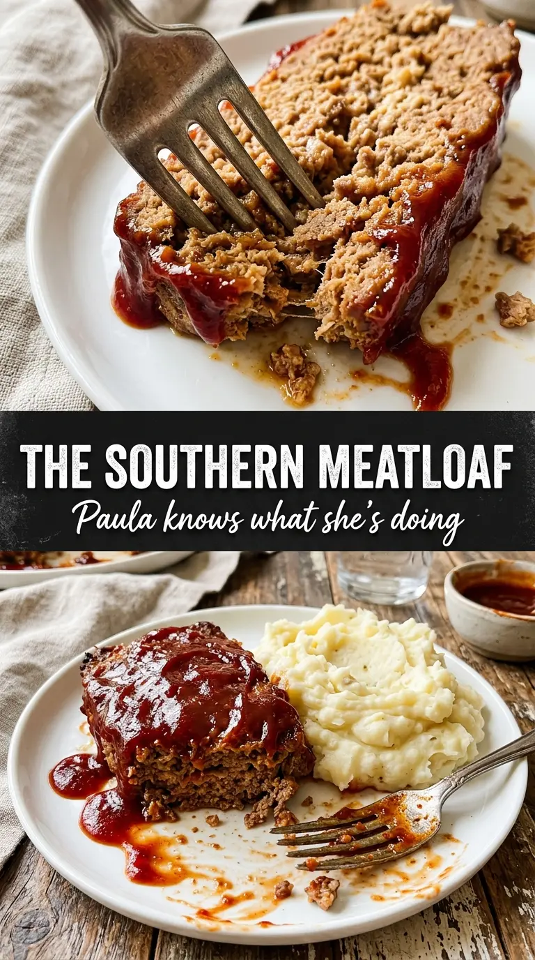 Paula Deen's Meatloaf savory glazed