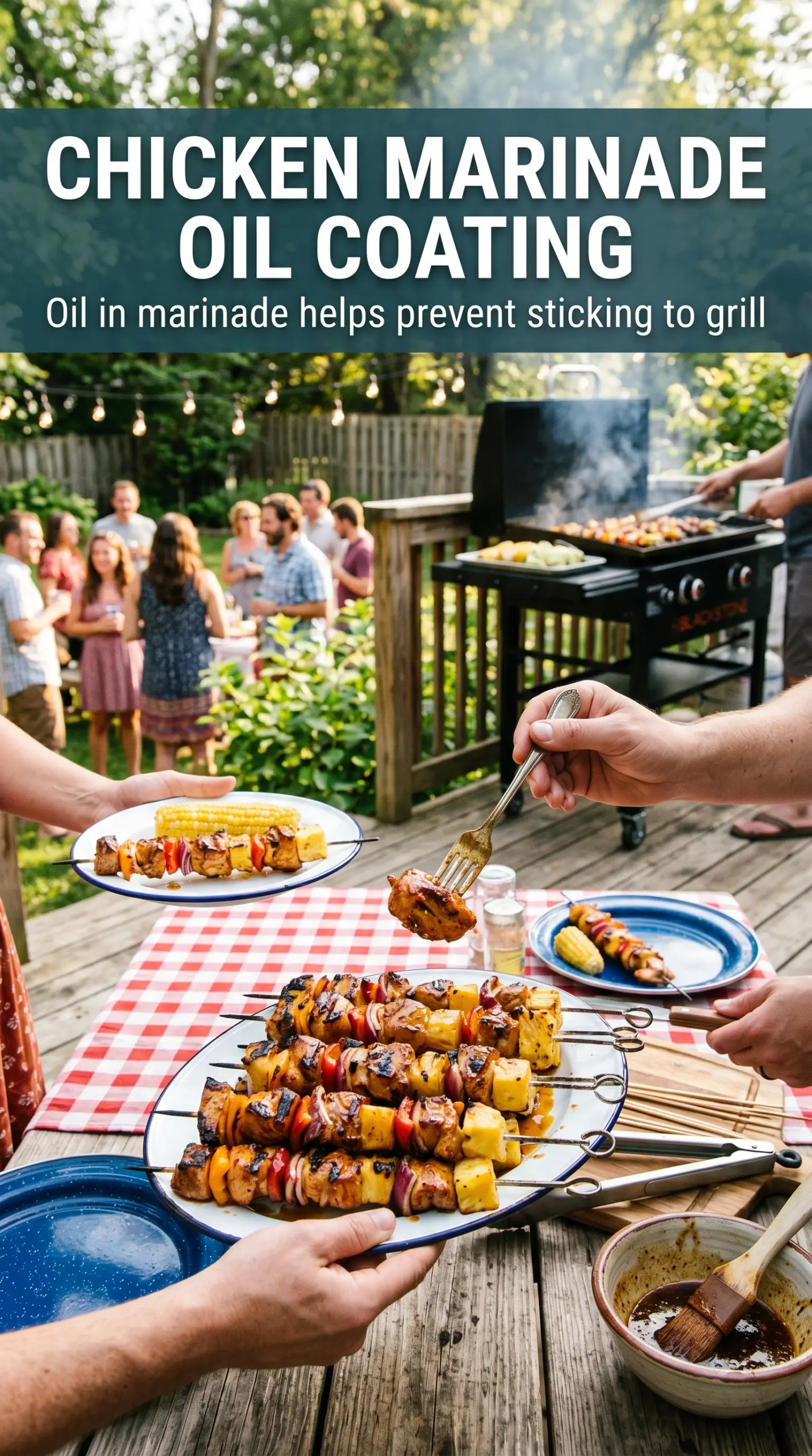 Pineapple Chicken Kabobs grilled tropical skewers