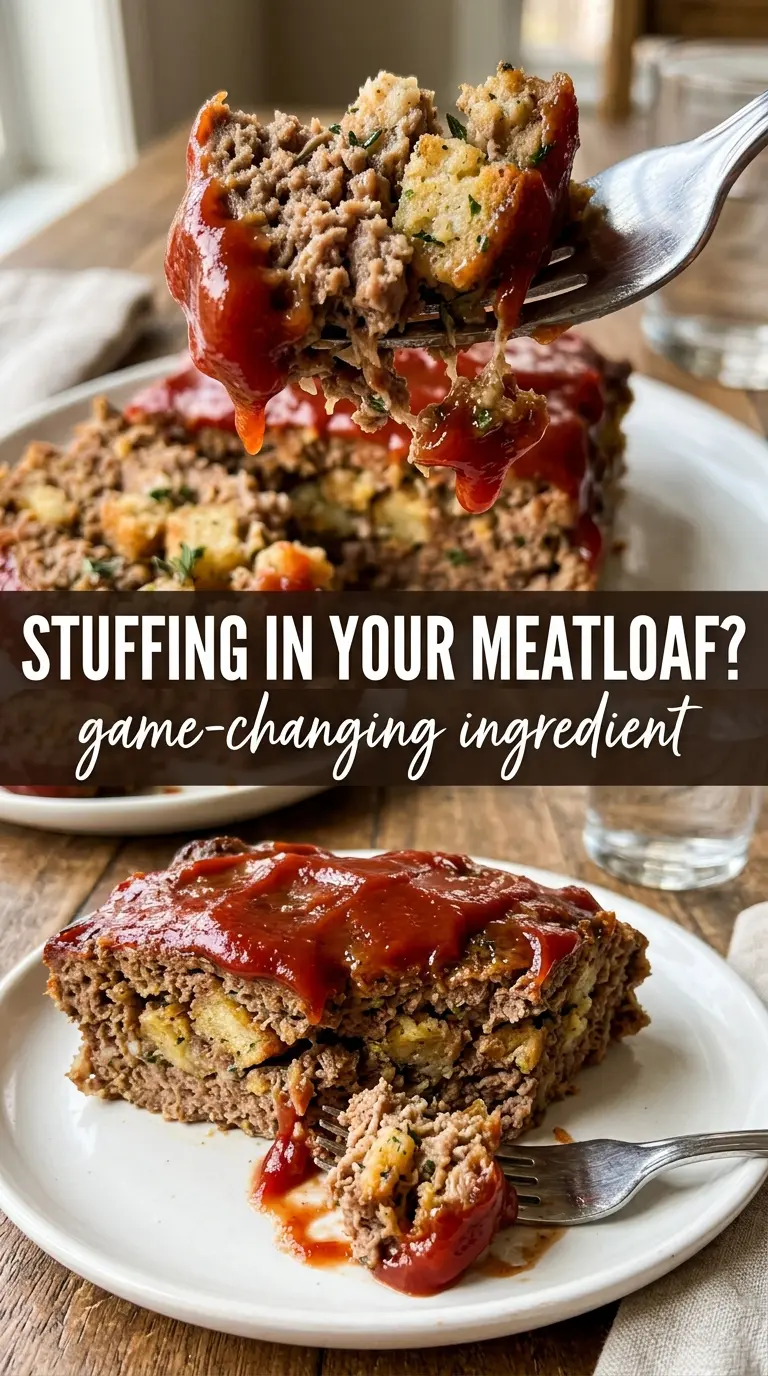 Cooked meatloaf with glaze
