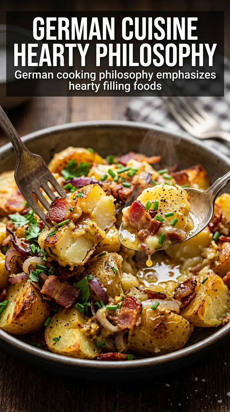 Warm German Potato Salad tangy bacon vinaigrette