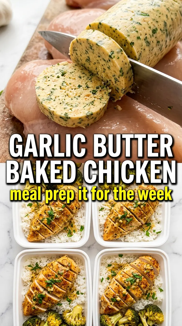 Garlic Butter Baked Chicken Breast juicy herb butter