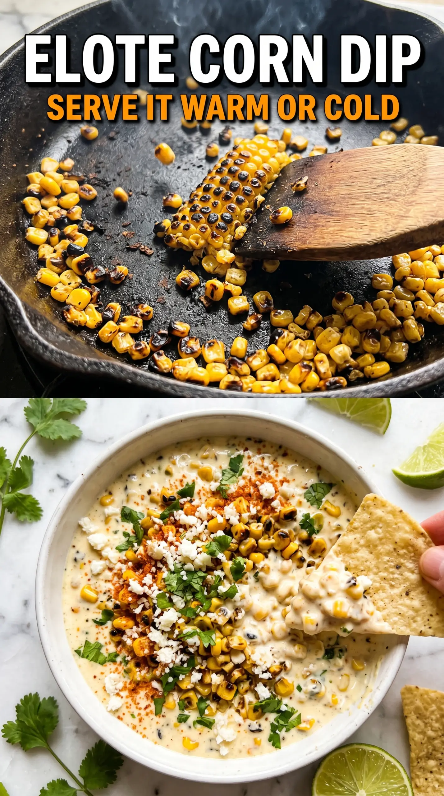 Mexican corn dip creamy charred