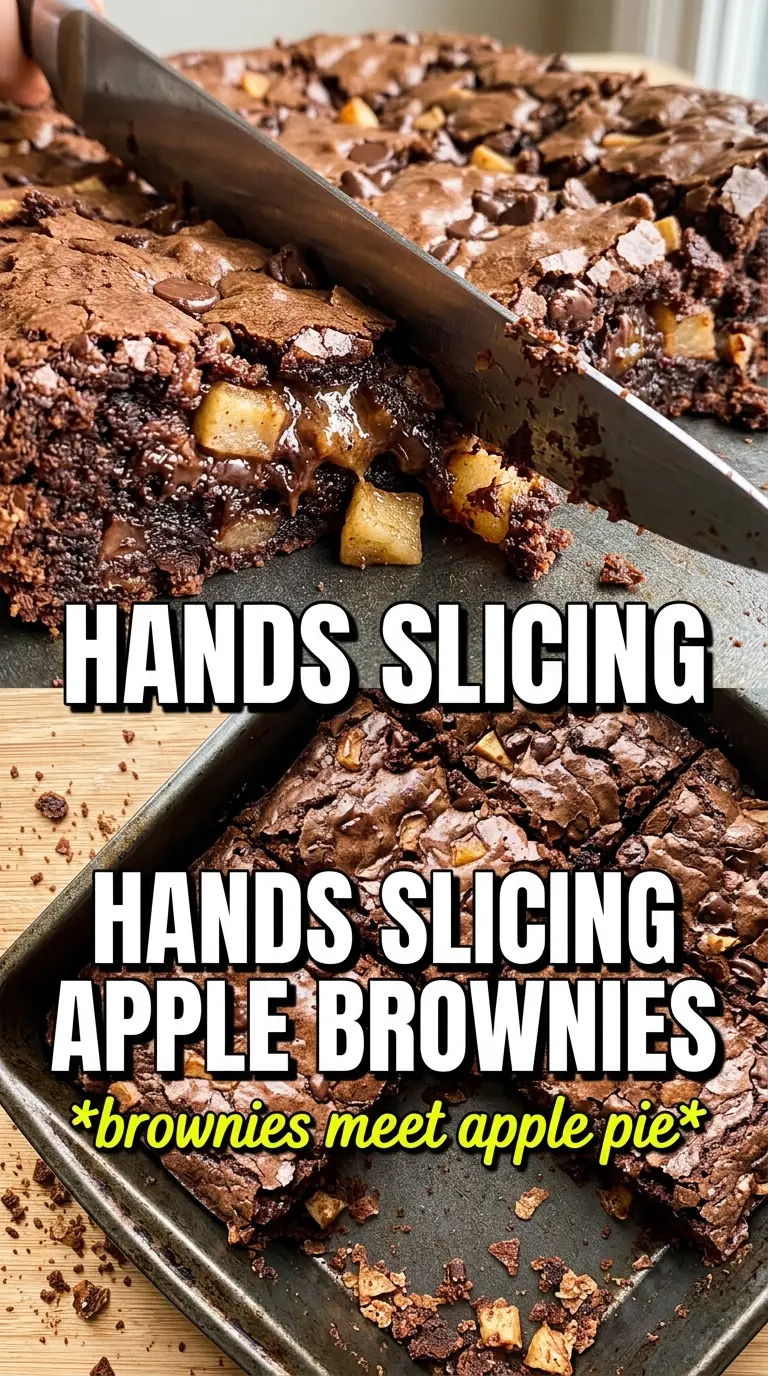 Apple brownies fudgy caramel-spiced bars